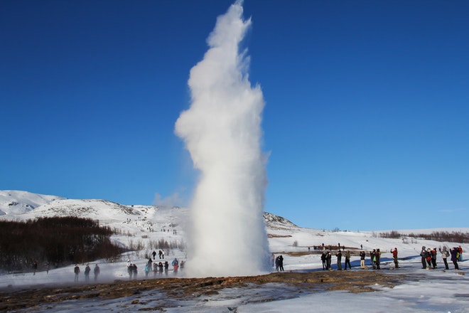 Golden Circle and Glacier Super Jeep Tour