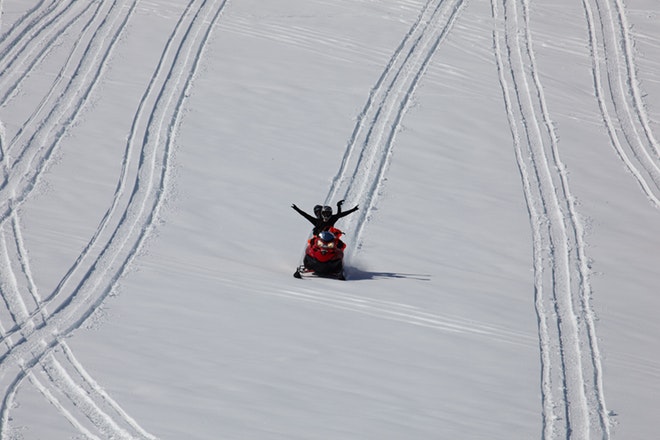 1 hr snowmobile tour from Gullfoss