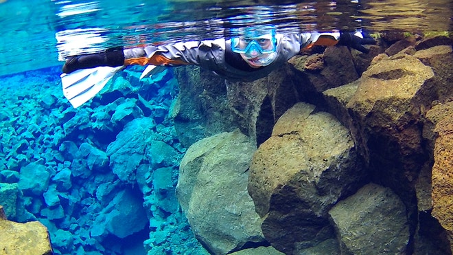 Snorkelling Silfra M + Photos & Cookies Iceland Explore