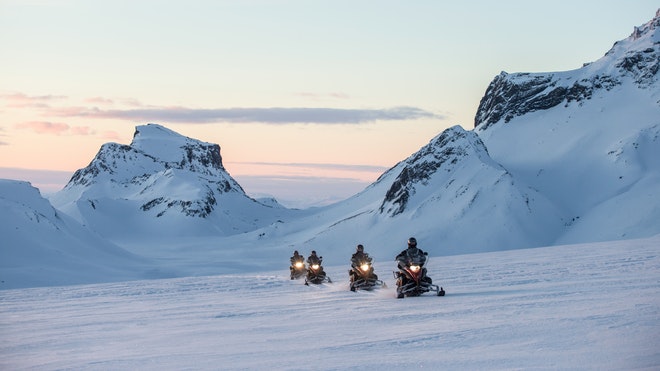 1 hr snowmobile tour from Gullfoss