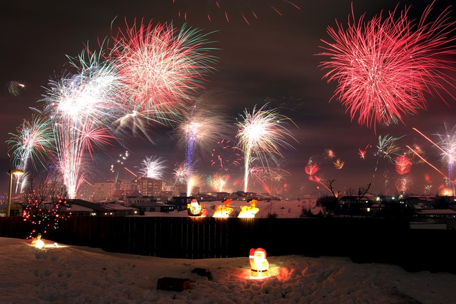 Fireworks on New Year's Eve