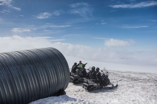 Into & Above The Glacier