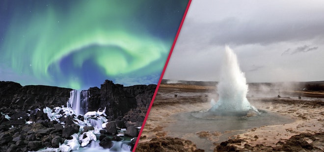 The Golden Circle & Northern Lights  Combo Deal