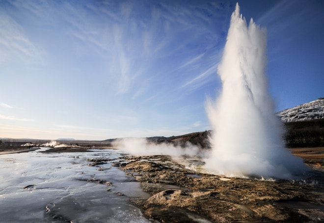 Golden Circle and Glacier Super Jeep Tour