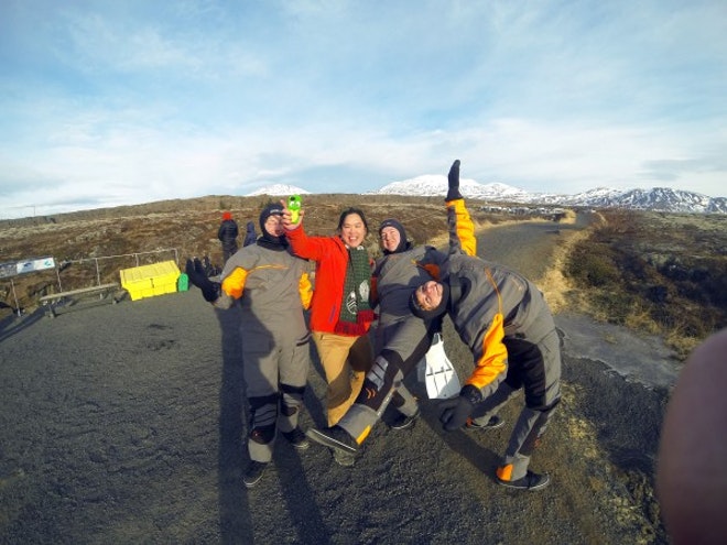 Snorkel Silfra Drysuit or Wetsuit Photos & Cookies Private Tour Max 6pax  Iceland Explore