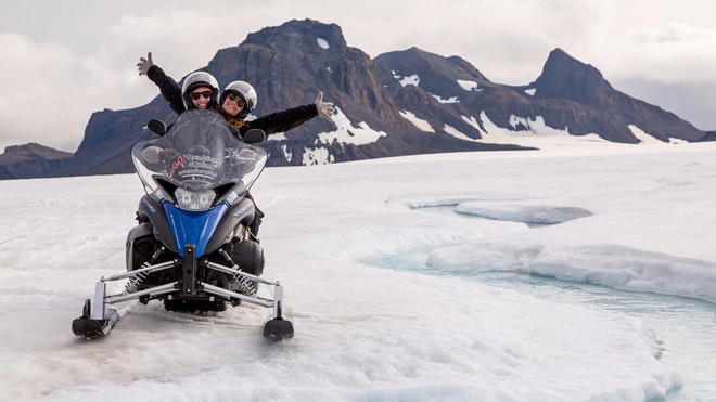 1 hr snowmobile tour from Gullfoss