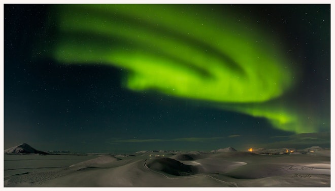 Nature Baths and Northern Lights from Lake Myvatn