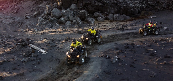 Lava Beach ATV Tour & Blue Lagoon