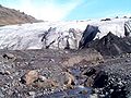 Snowmobiling on Myrdalsjokull Glacier