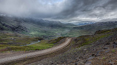 Breiddalsheidi (Breiðdalsheiði) Mountain Pass - An early attempt at road building