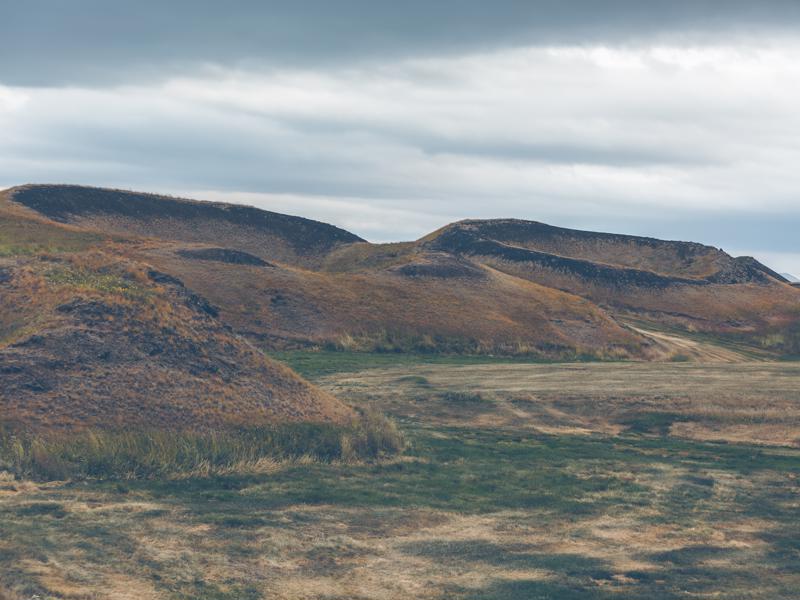 Hiking at Lake Myvatn (Mývatn)