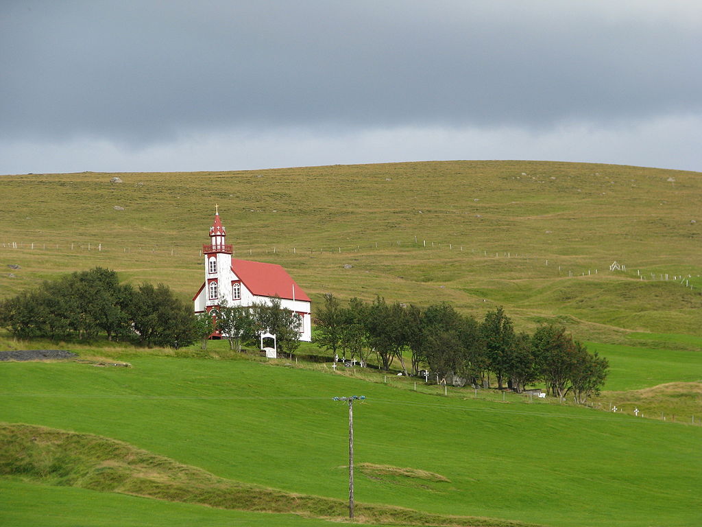 Hlidarendi (Hlíðarendi) Church