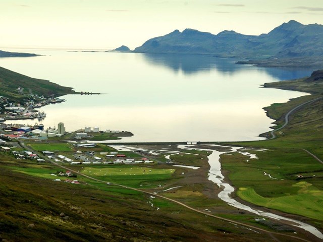 Eskifjordur (Eskifjörður) Village