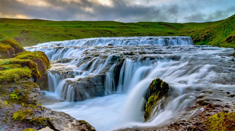 Hiking to the Waterfalls of the River Skoga